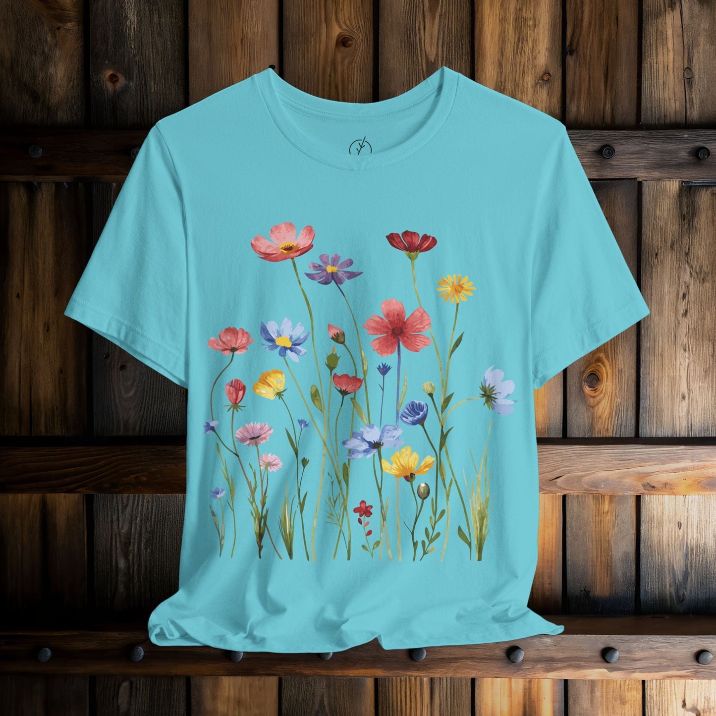 Rainbow Meadow Blooms T-Shirt