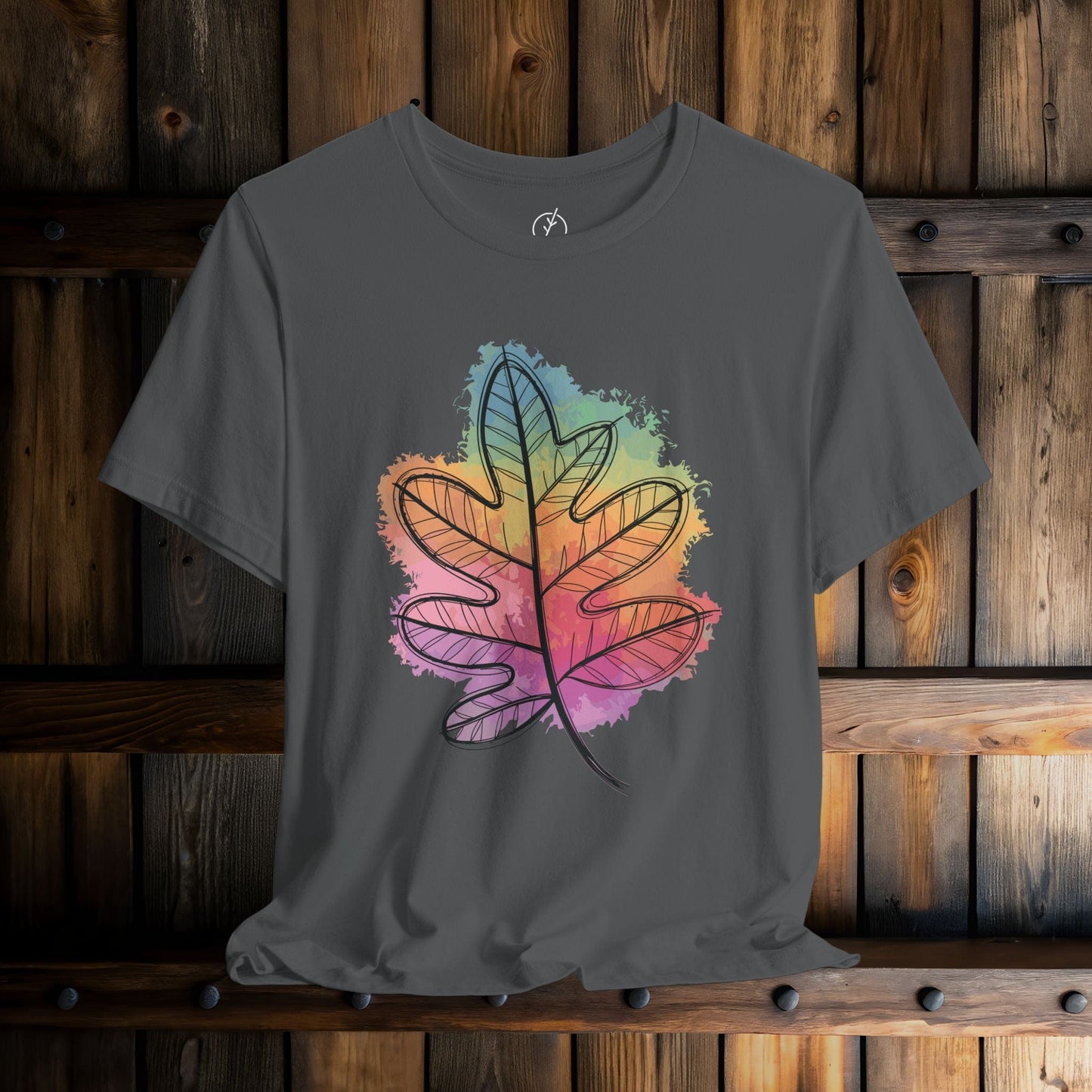 Rainbow Oak Leaf T-Shirt