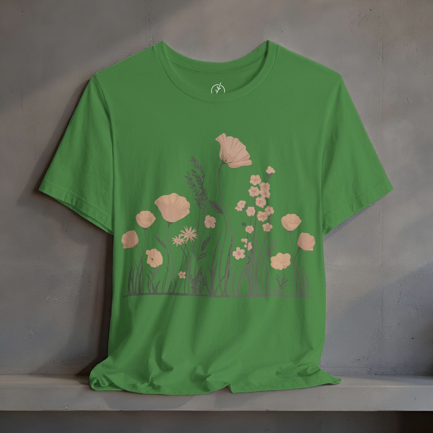 Blush Meadow Border T-Shirt
