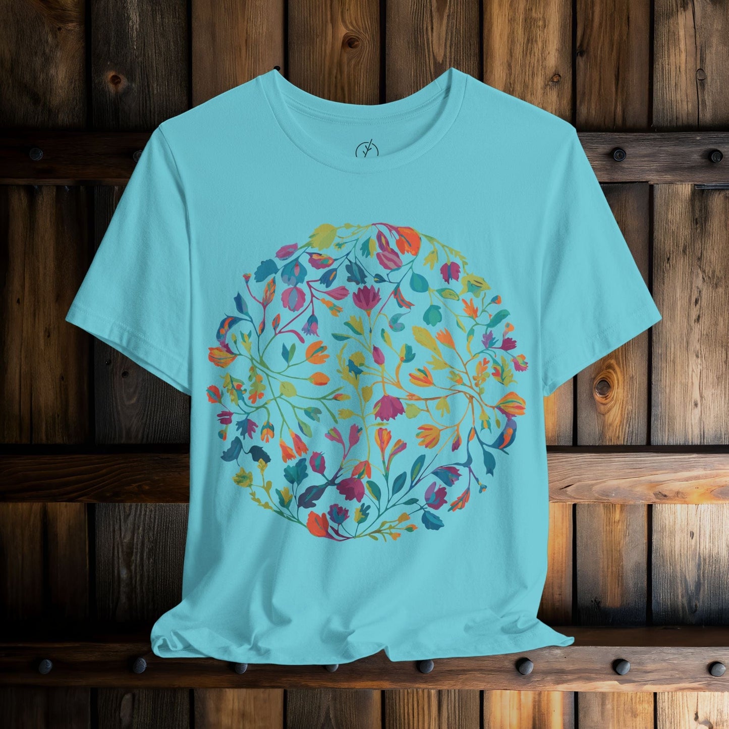 Prismatic Botanical Circle T-Shirt