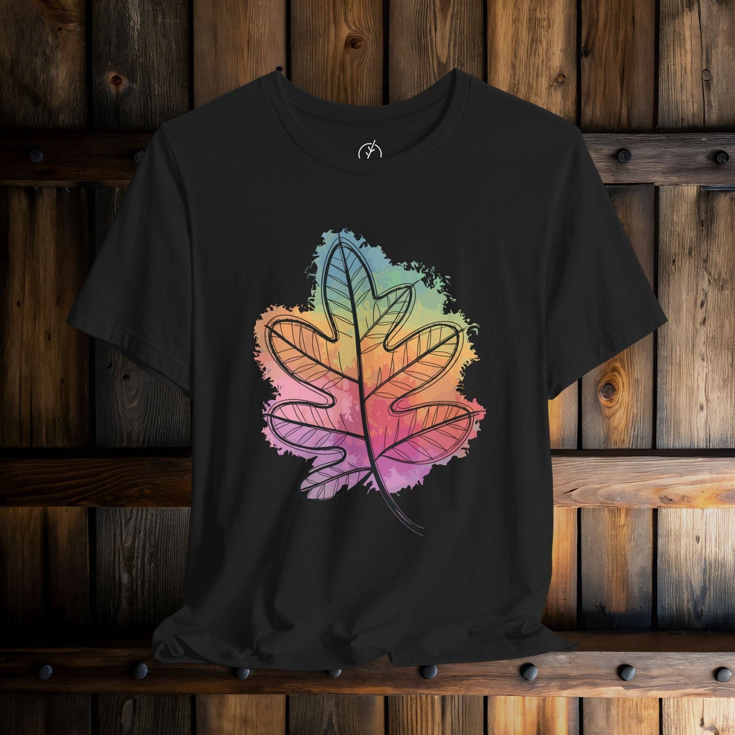 Rainbow Oak Leaf T-Shirt