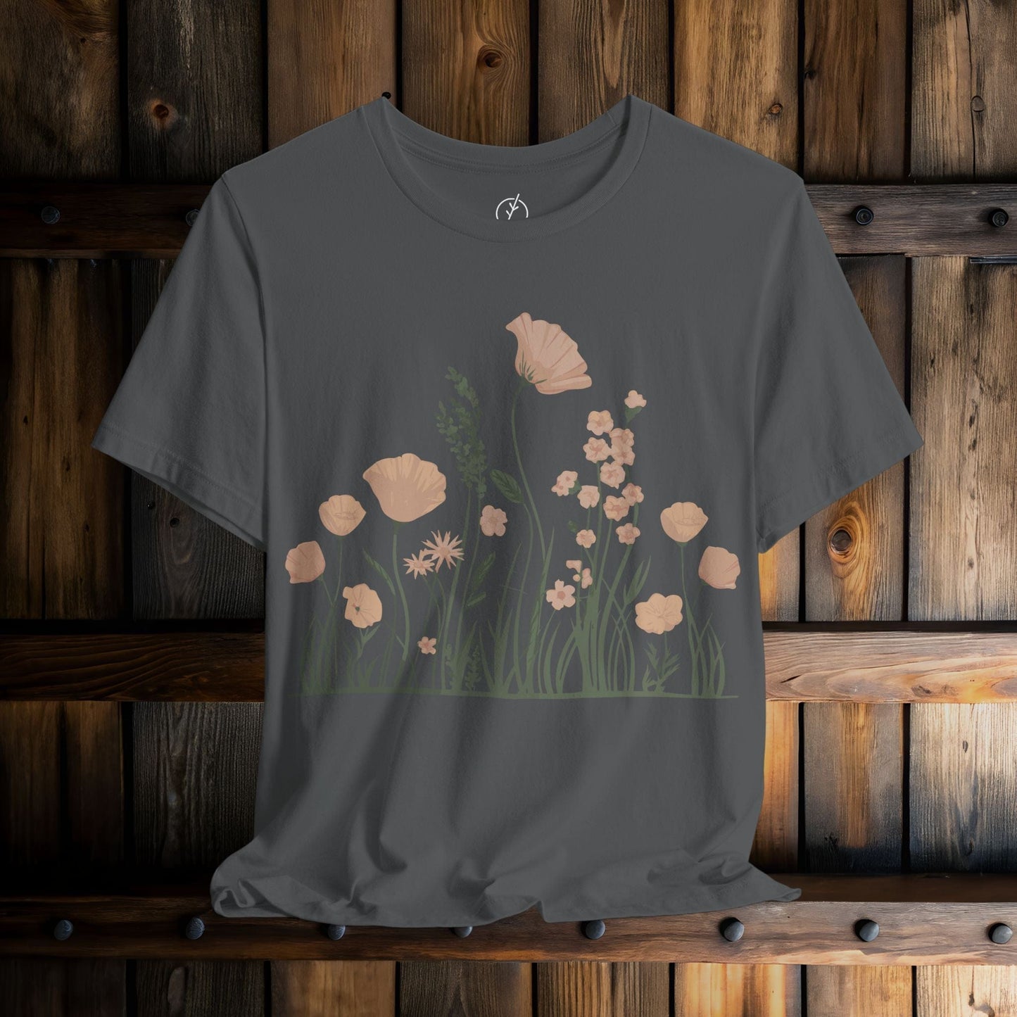 Blush Meadow Border T-Shirt