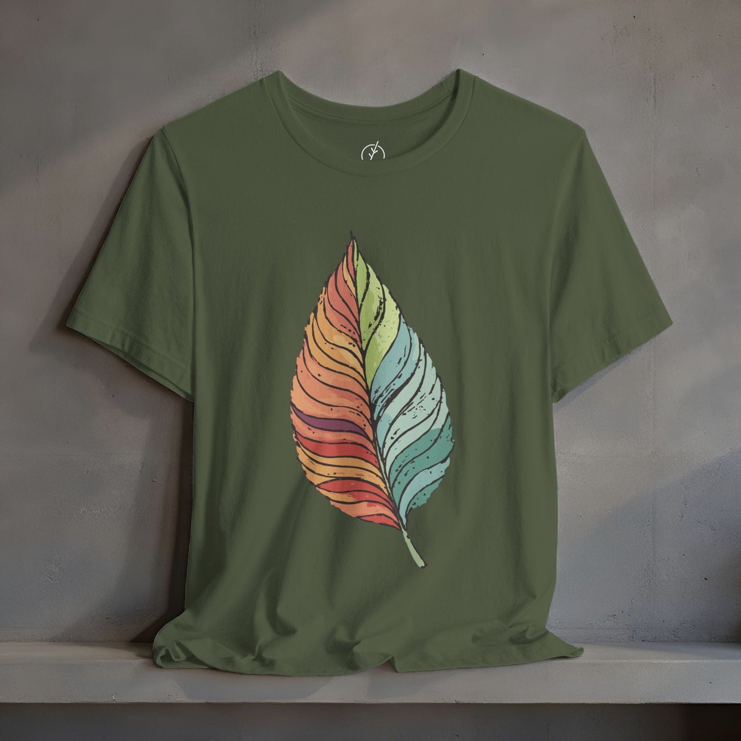Colorwave Leaf T-Shirt