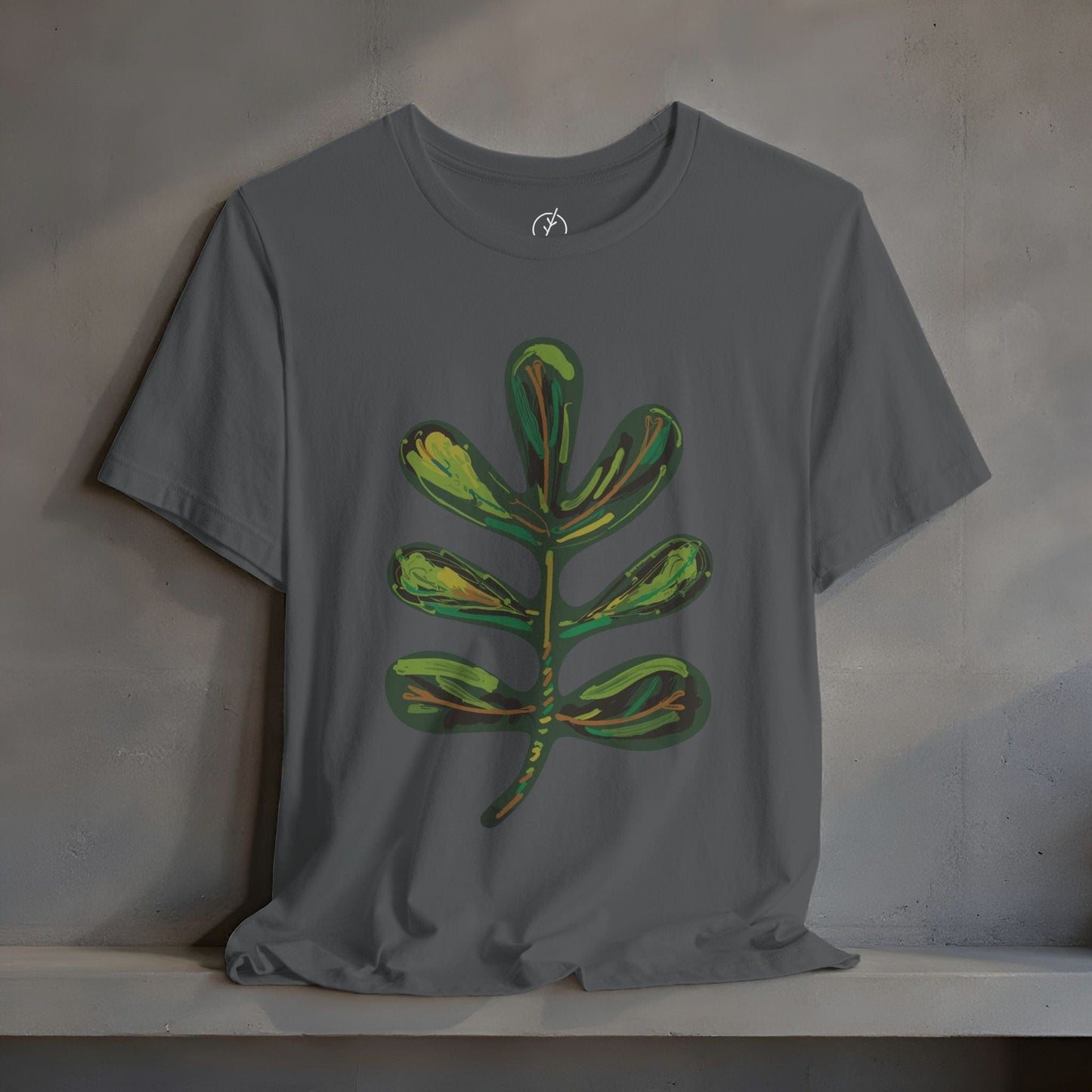 Verdant Totem Leaf T-Shirt