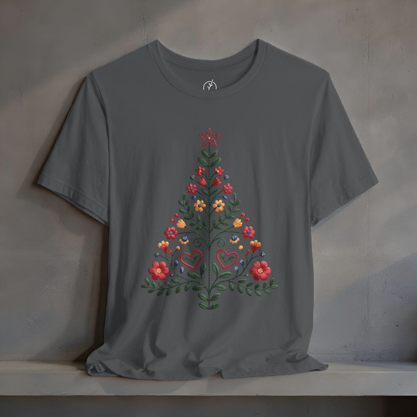 Folk Hearts Tree T-Shirt