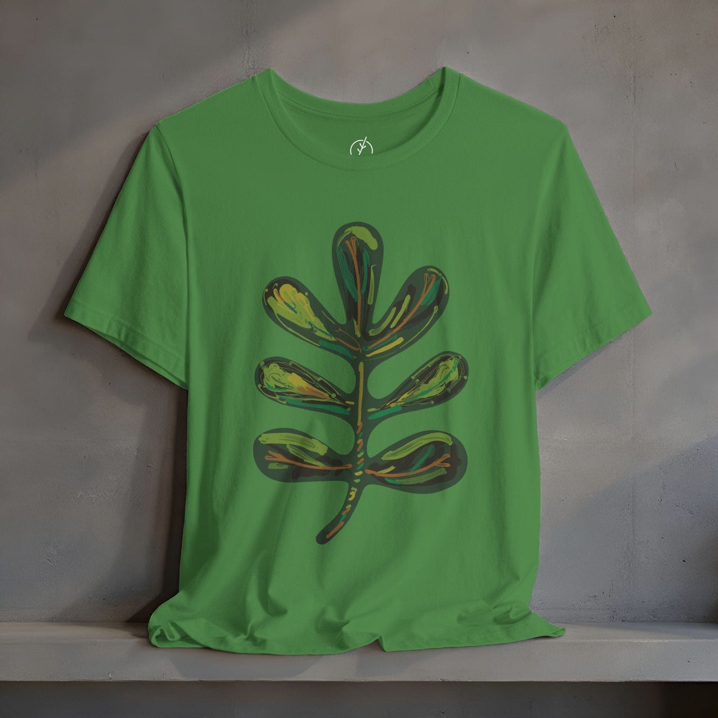 Verdant Totem Leaf T-Shirt