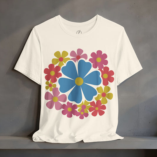 Flower Power Daisy Circle T-Shirt