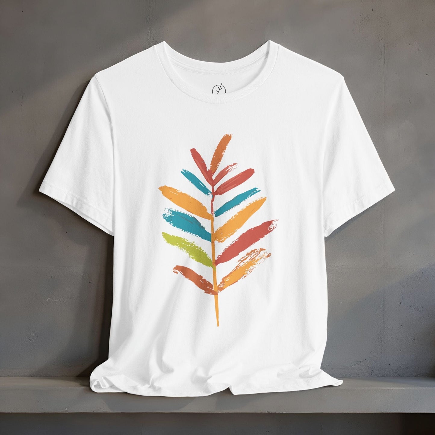 Rainbow Brush Leaf T-Shirt