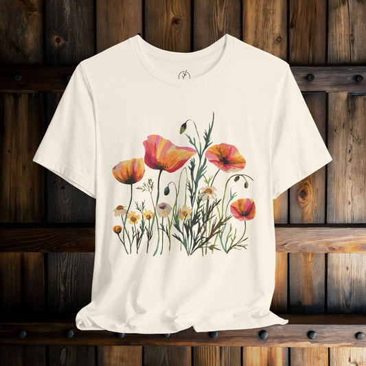 Wild Poppy Meadow T-Shirt