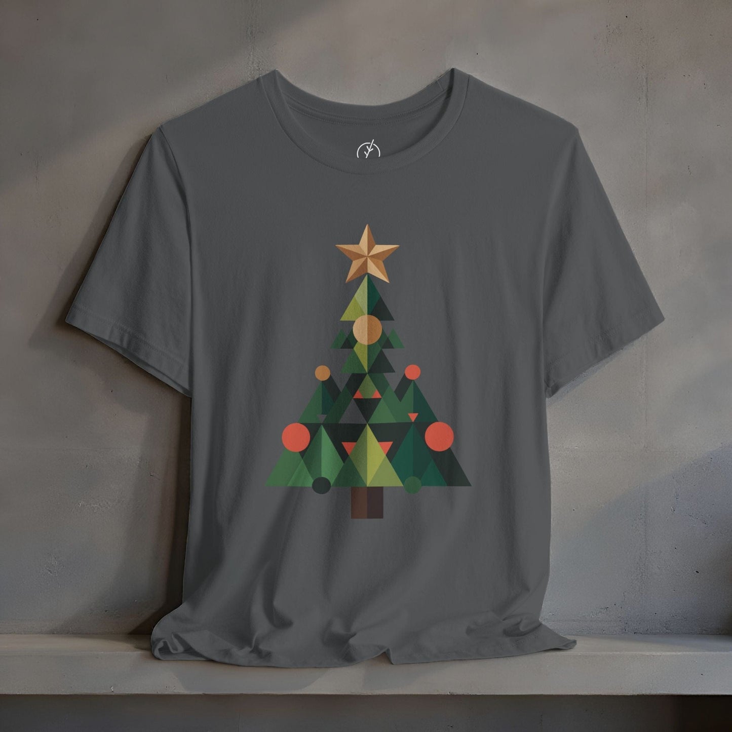 Geometric Star Tree T-Shirt