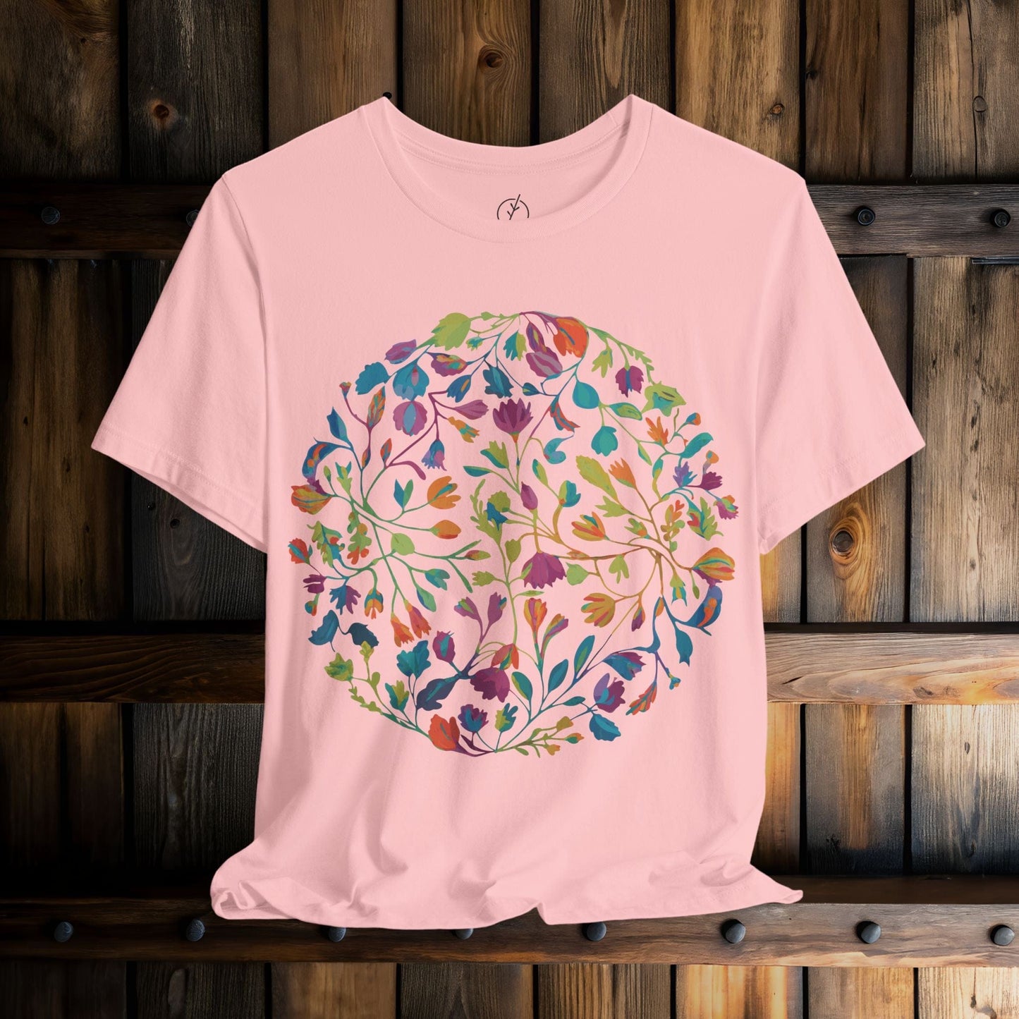 Prismatic Botanical Circle T-Shirt