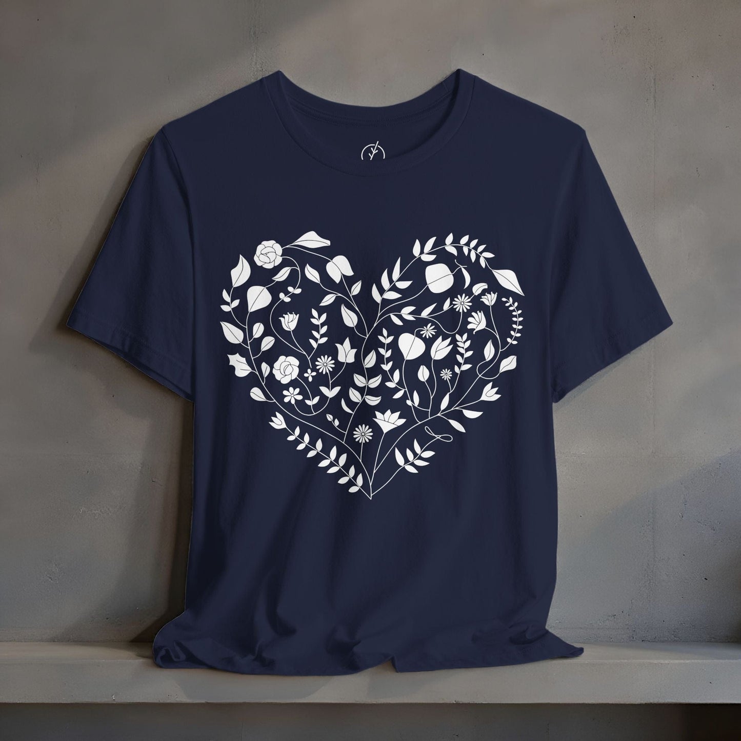 Inked Floral Heart T-Shirt