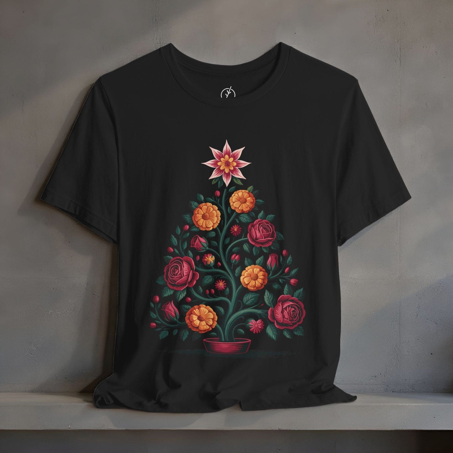 Marigold Rose Tree T-Shirt