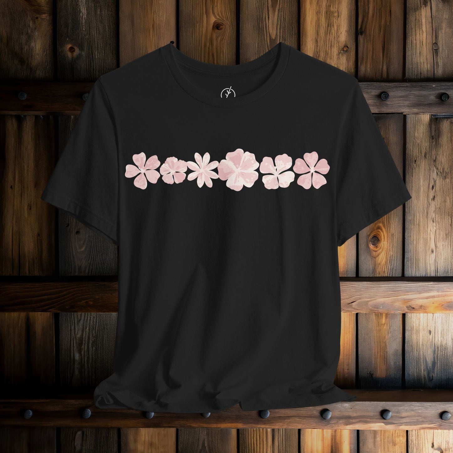 Blush Blossom Border T-Shirt