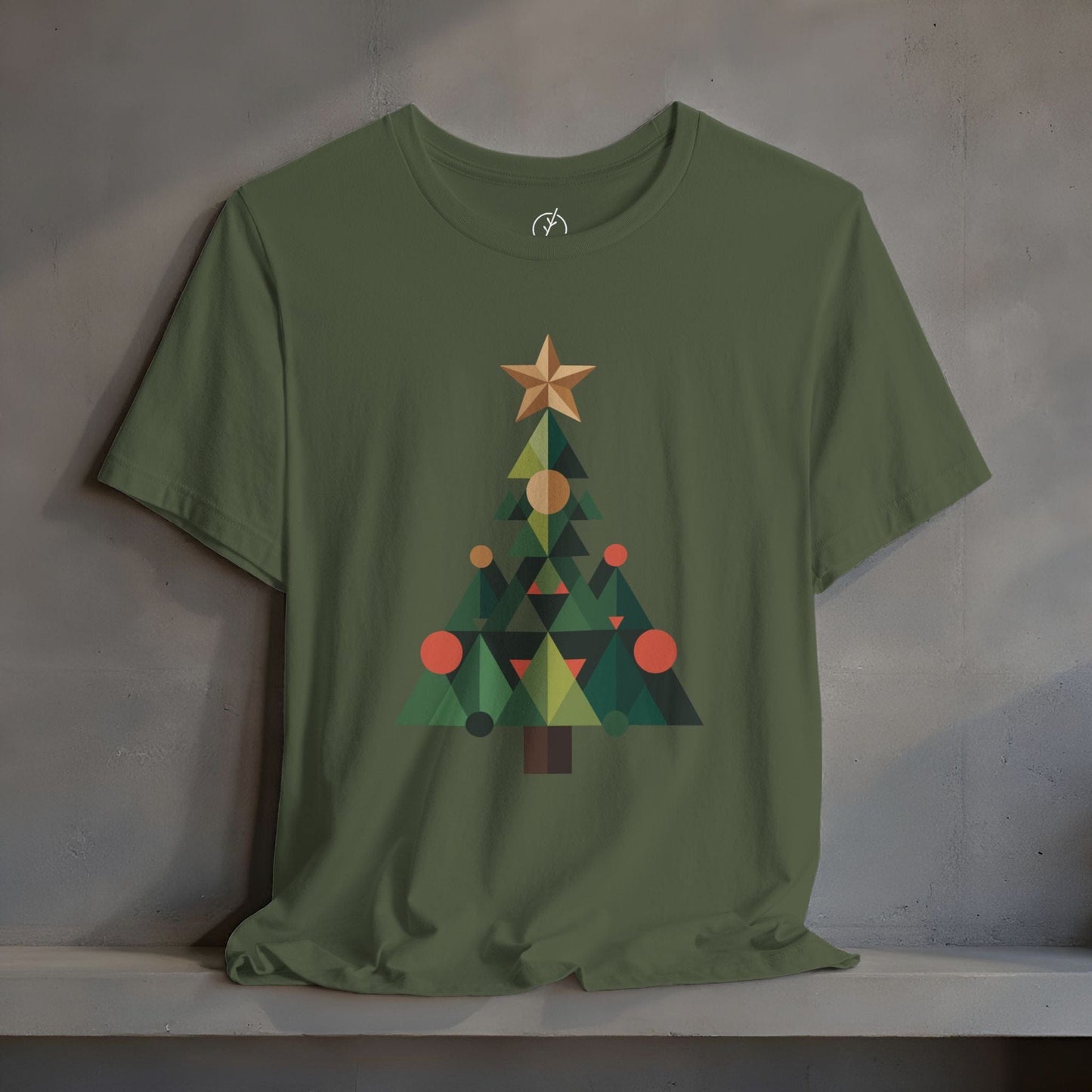 Geometric Star Tree T-Shirt