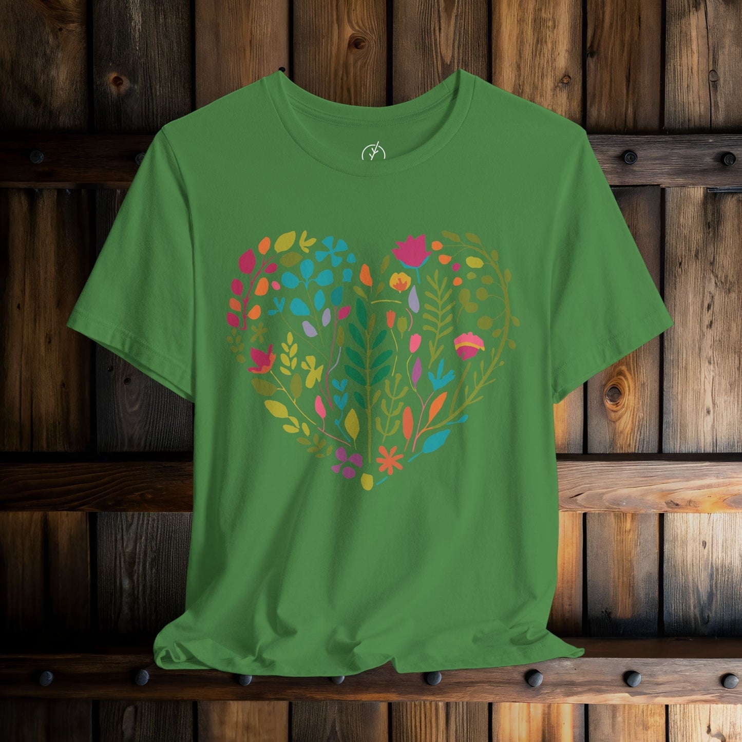 Boho Floral Heart T-Shirt
