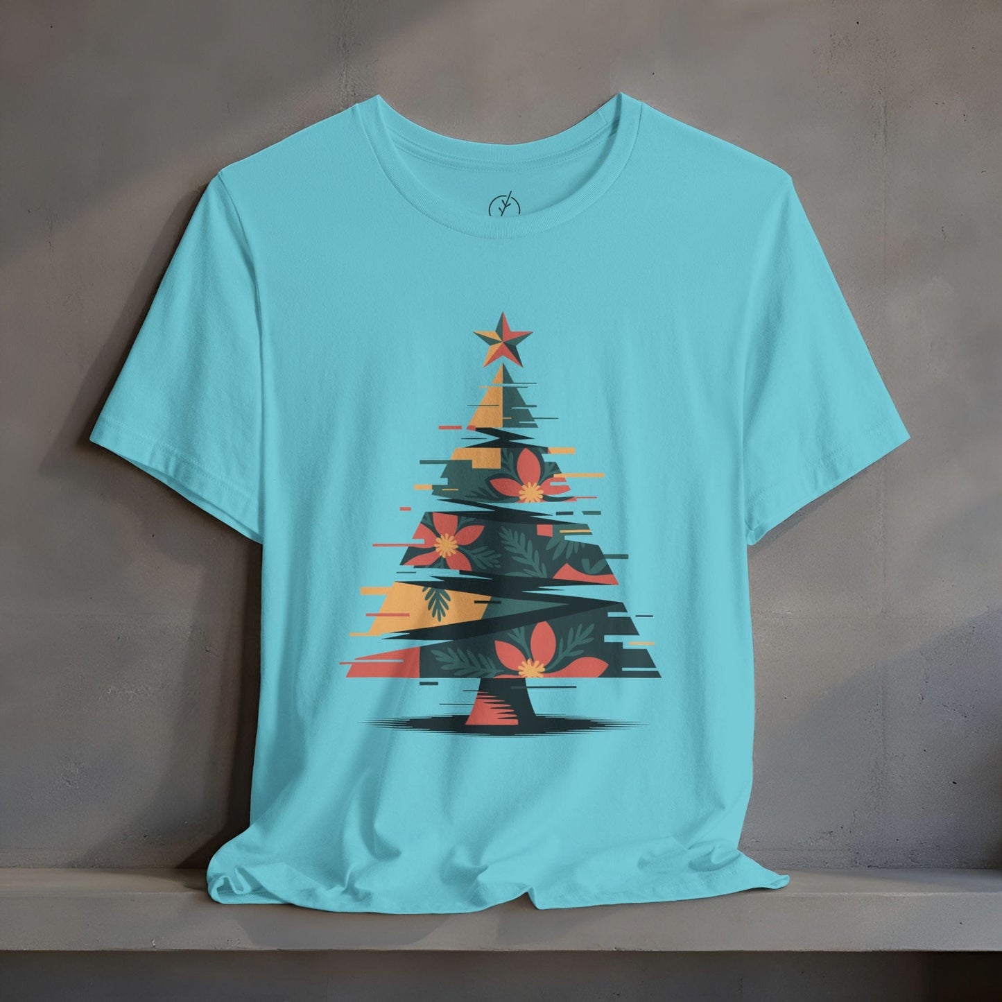Digital Glitch Tree T-Shirt