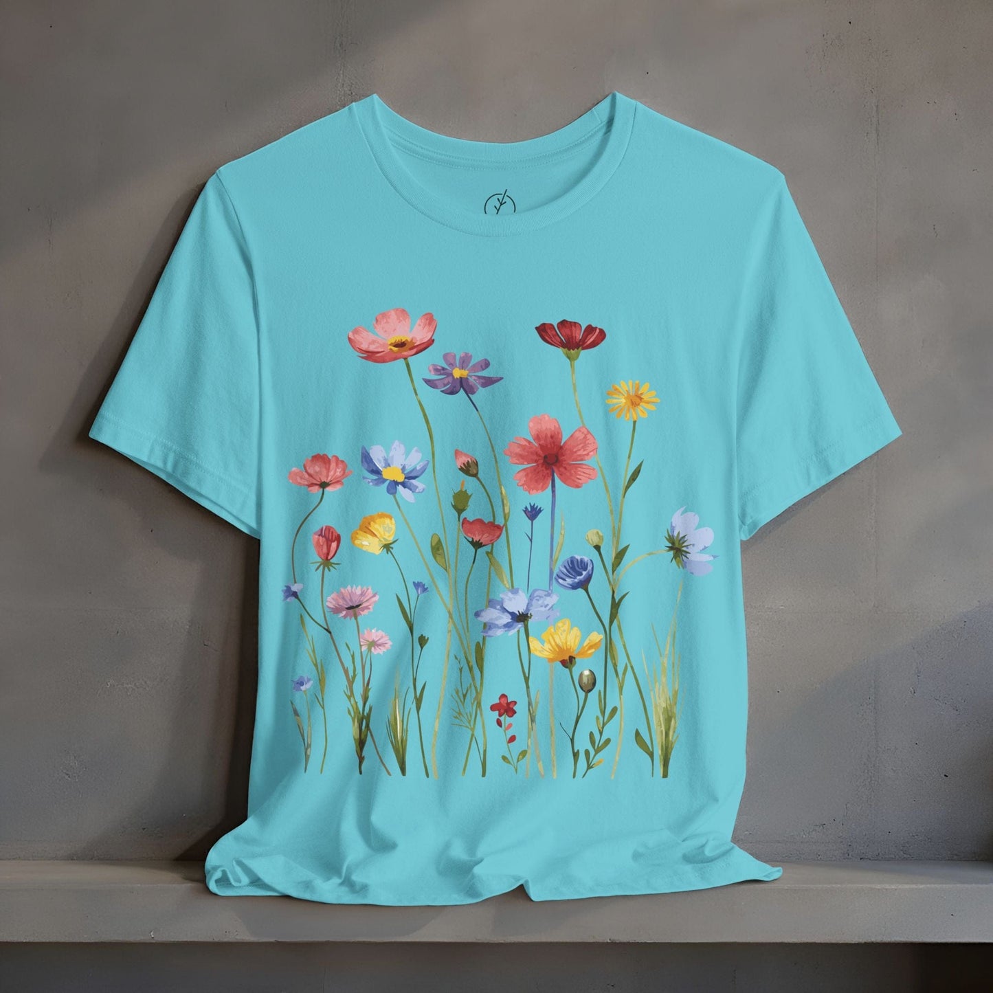 Rainbow Meadow Blooms T-Shirt