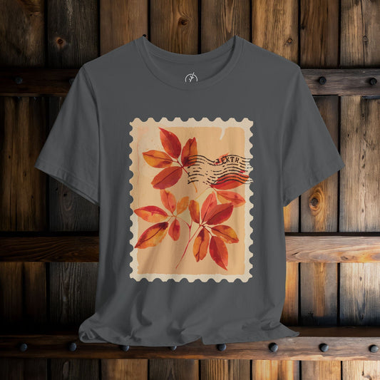 Autumn Postage Stamp T-Shirt