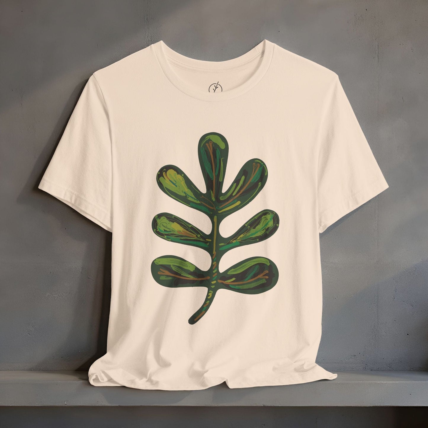 Verdant Totem Leaf T-Shirt