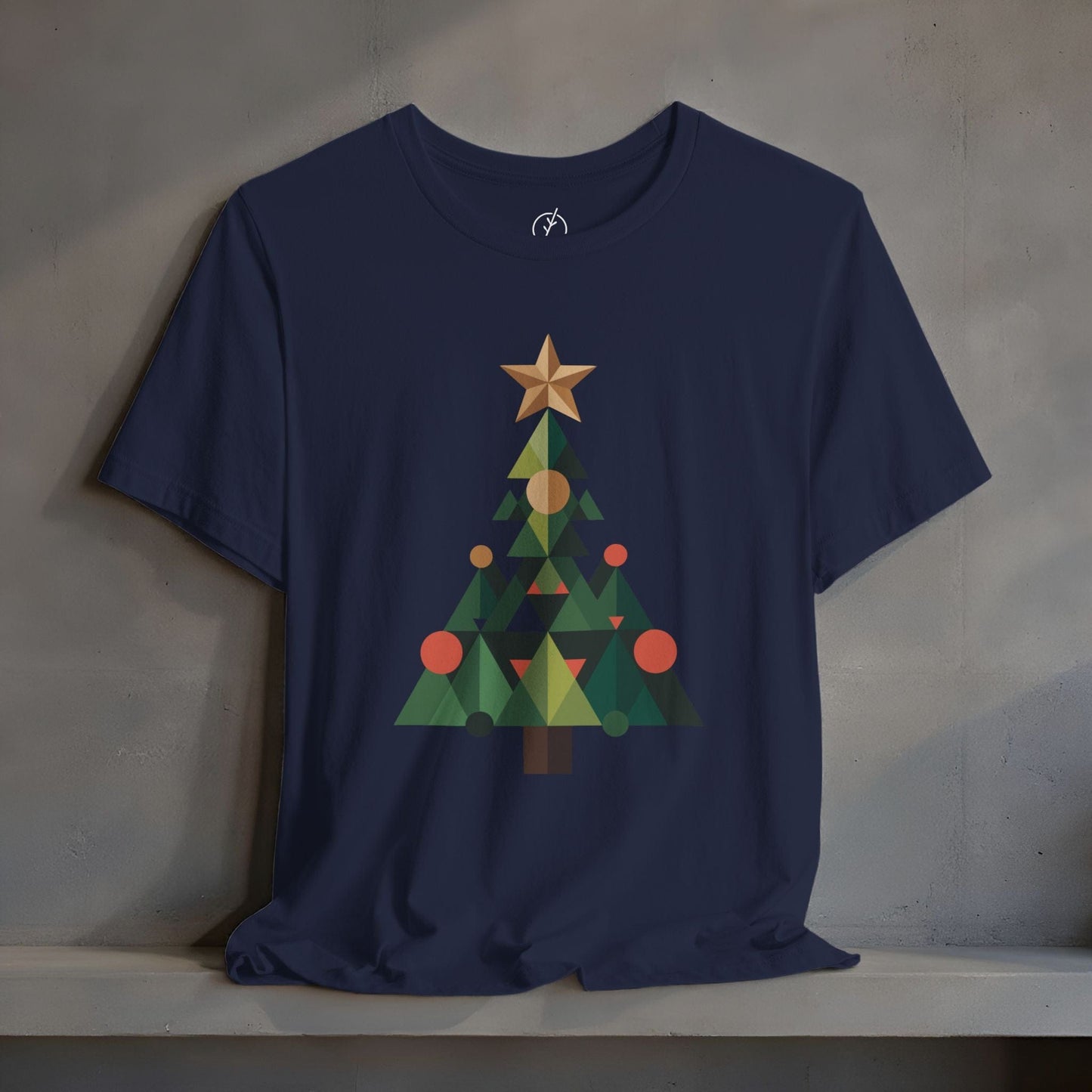 Geometric Star Tree T-Shirt