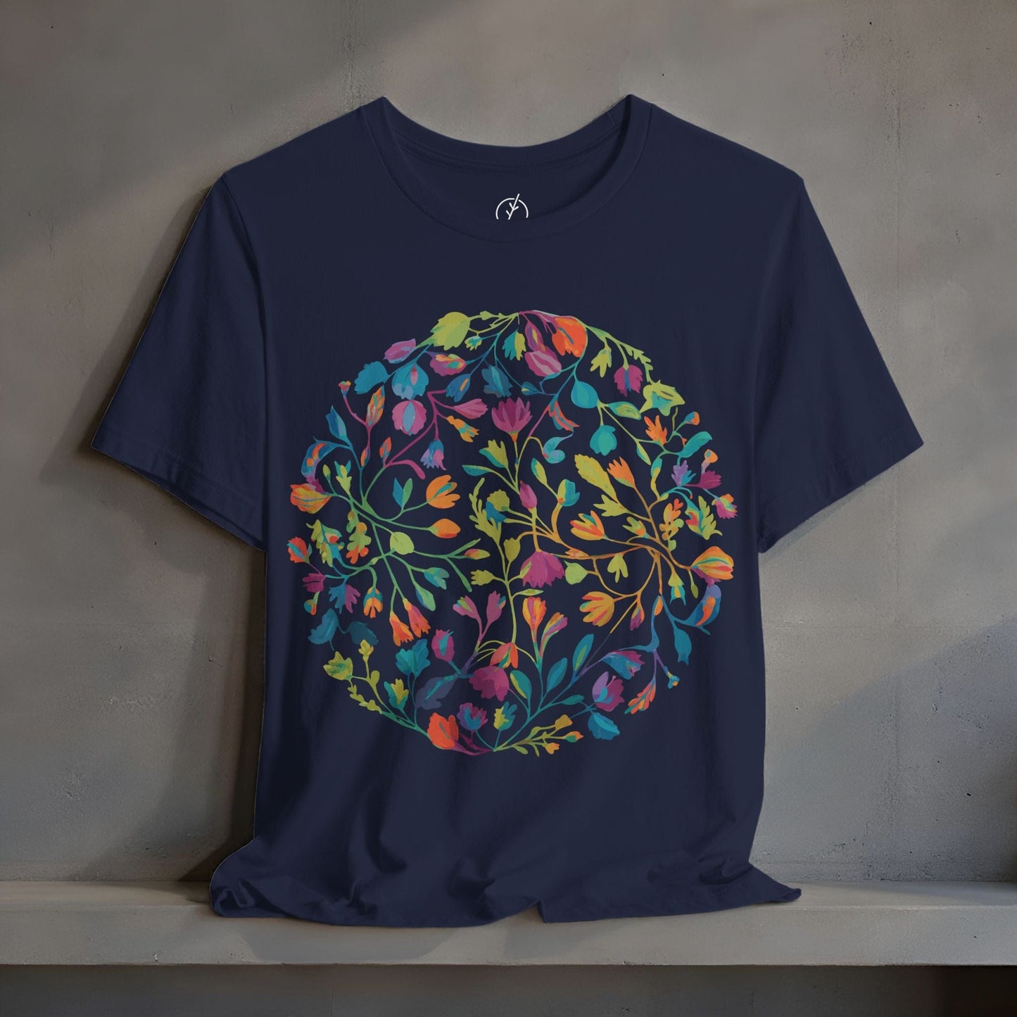 Prismatic Botanical Circle T-Shirt