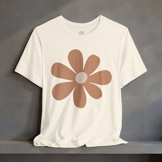 Retro Terracotta Daisy T-Shirt