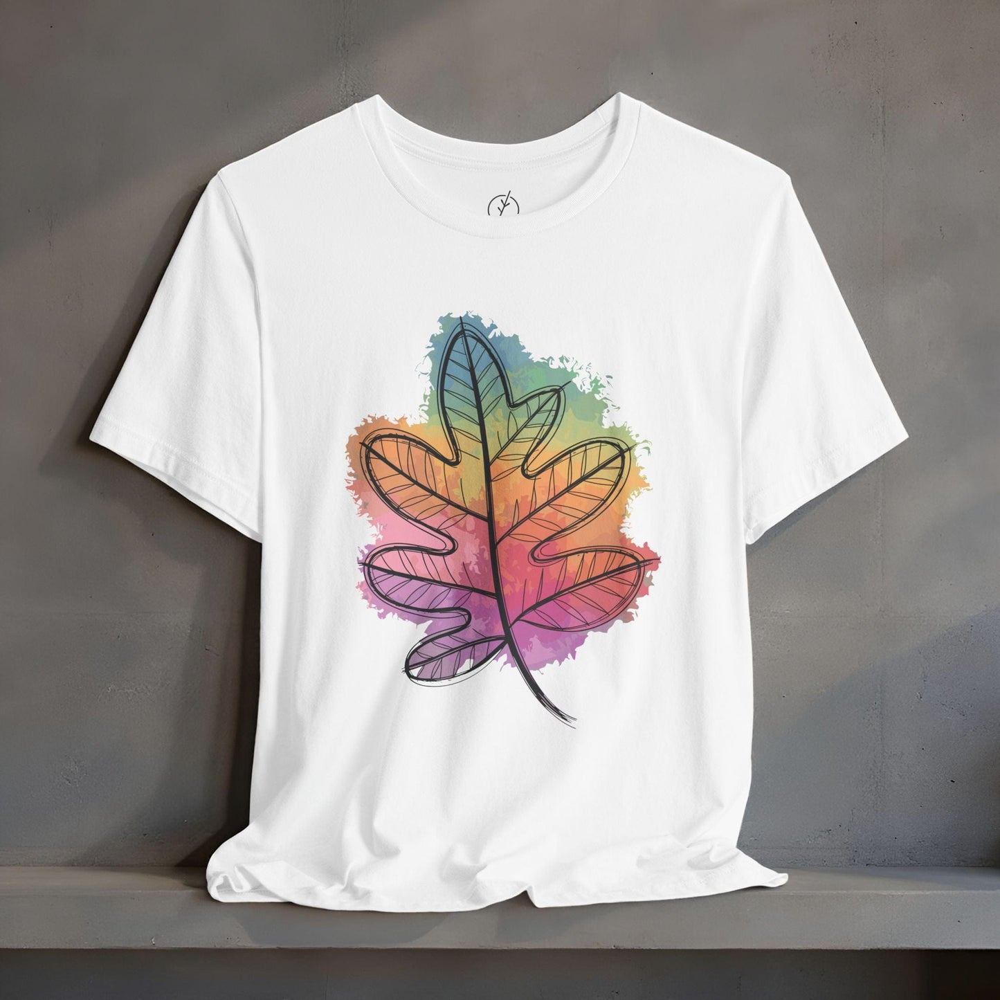 Rainbow Oak Leaf T-Shirt