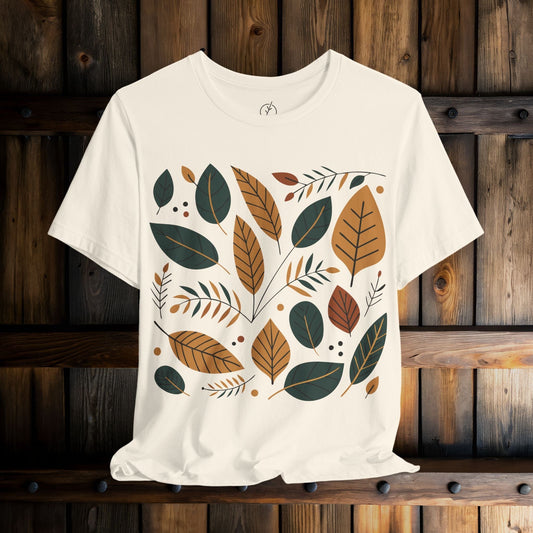 Autumn Leaf Pattern T-Shirt