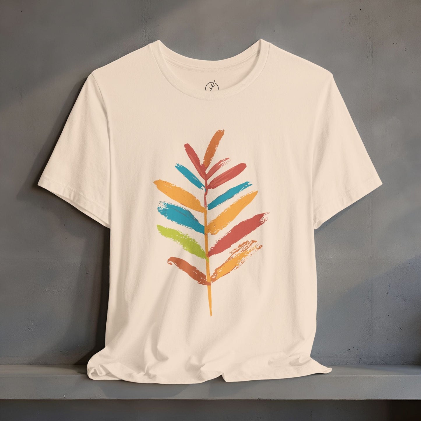 Rainbow Brush Leaf T-Shirt