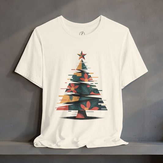 Digital Glitch Tree T-Shirt