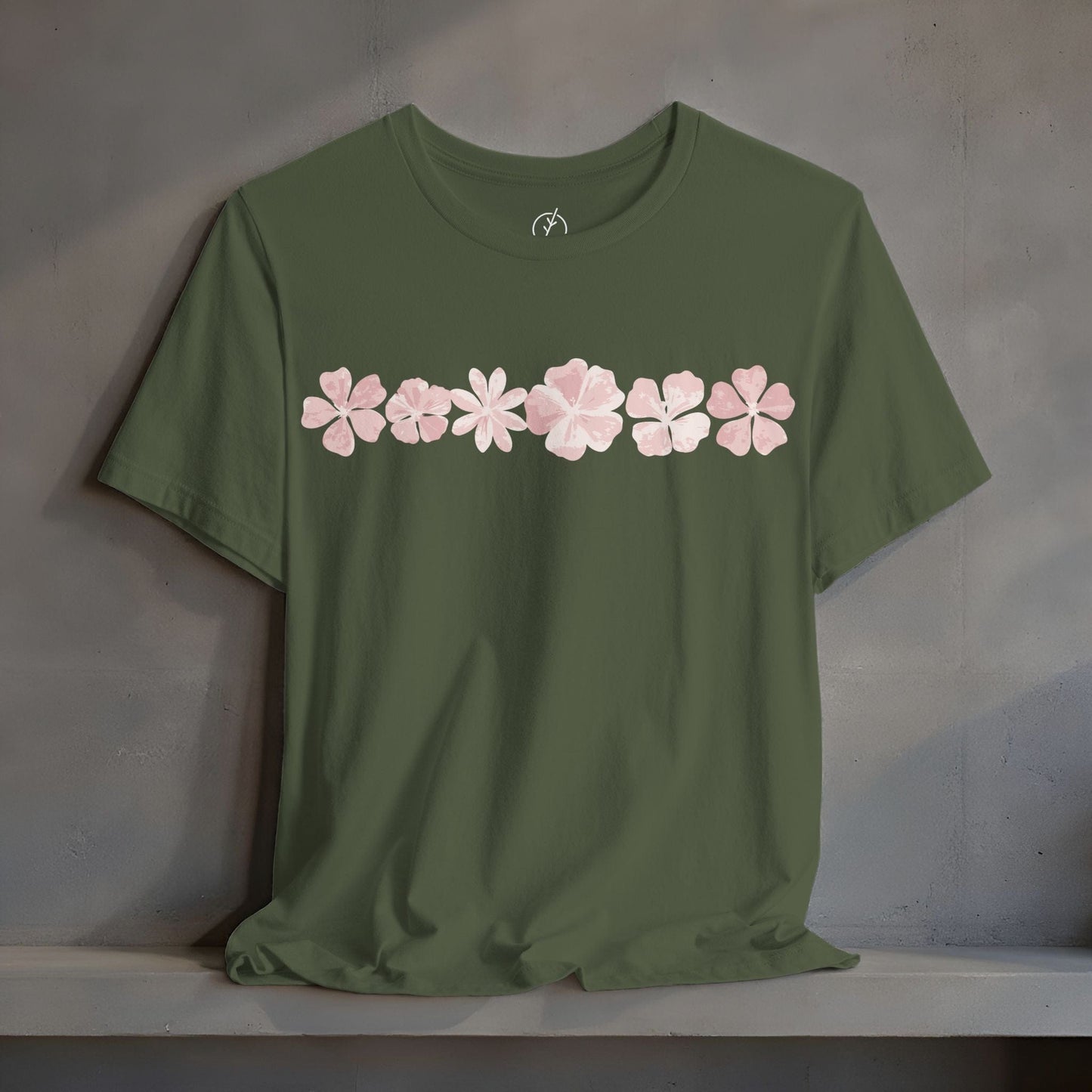 Blush Blossom Border T-Shirt