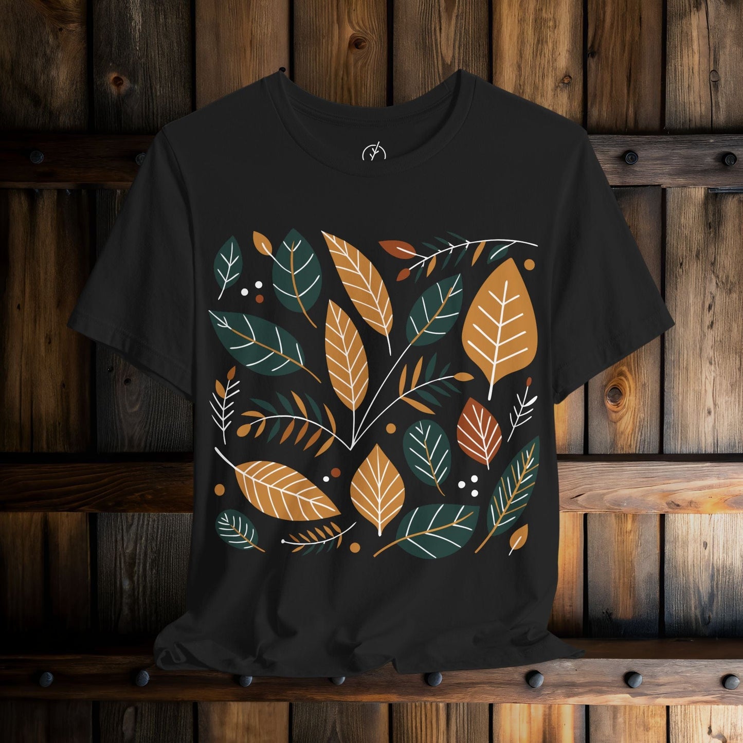Autumn Leaf Pattern T-Shirt