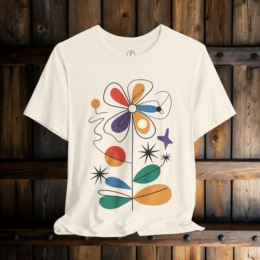 Retro Atomic Bloom T-Shirt