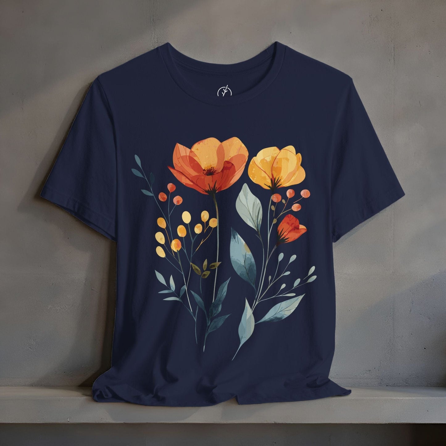 Saffron Bloom Sprigs T-Shirt