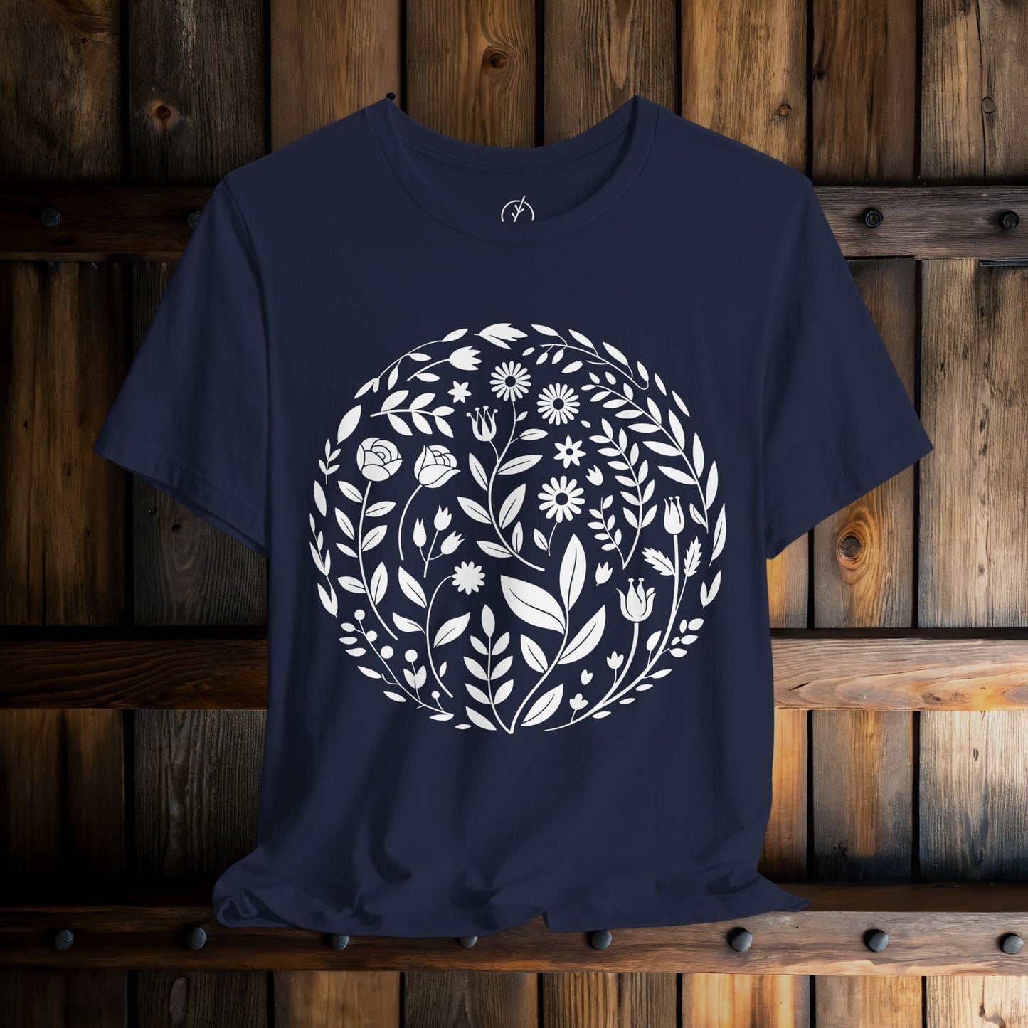 Inked Botanical Circle T-Shirt