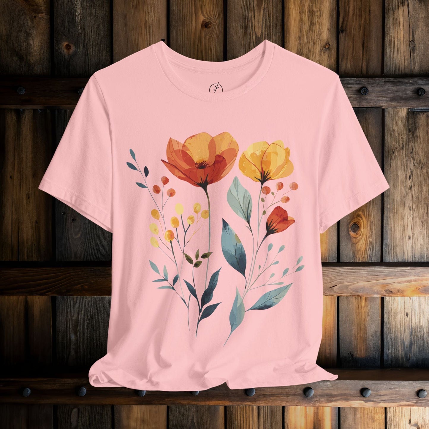 Saffron Bloom Sprigs T-Shirt