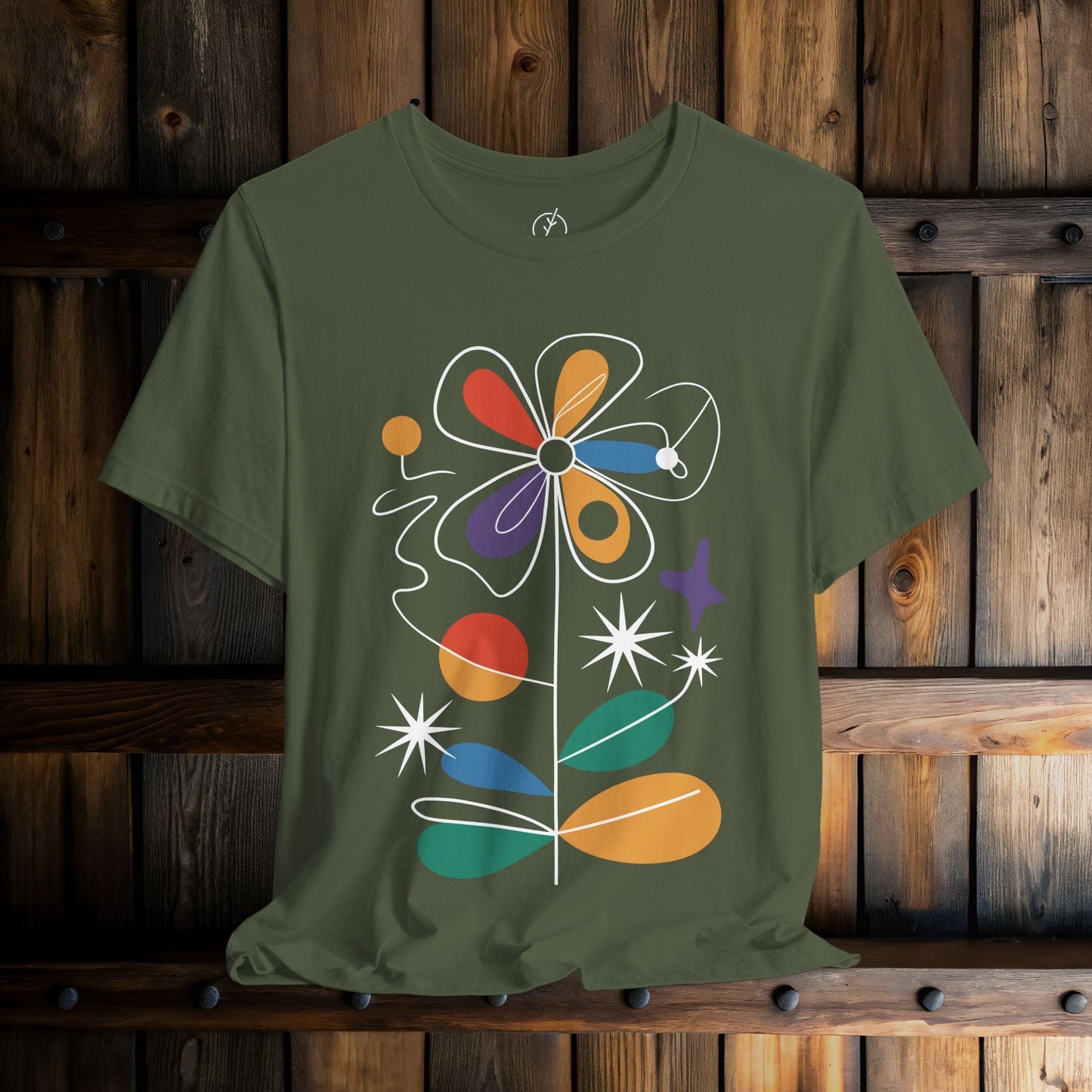 Retro Atomic Bloom T-Shirt