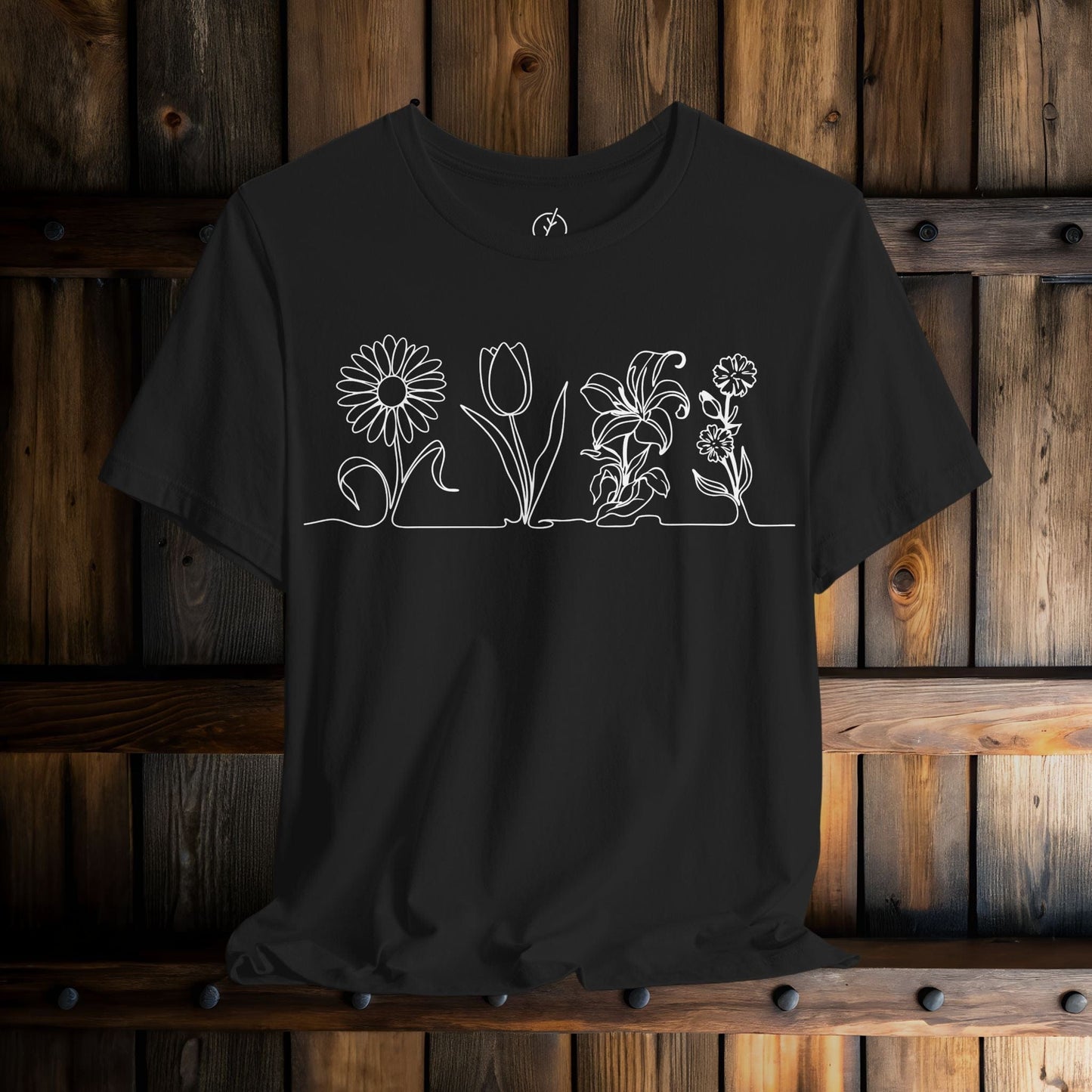 One Line Florals T-Shirt