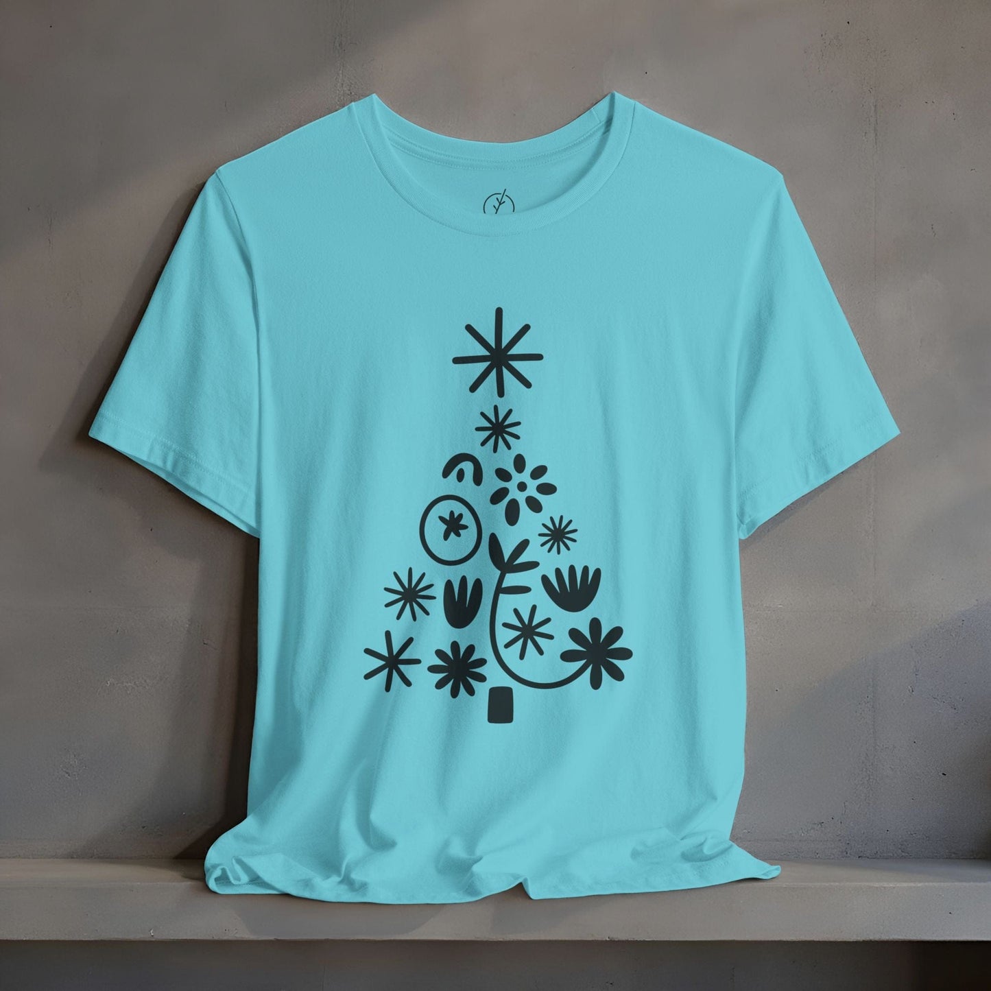 Playful Linework Tree T-Shirt