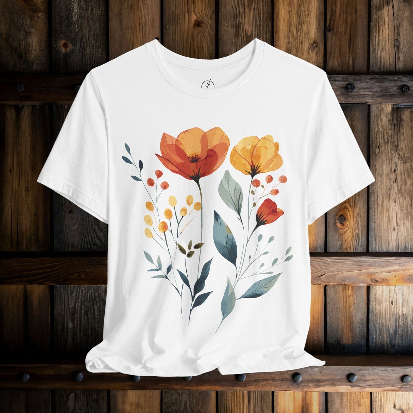 Saffron Bloom Sprigs T-Shirt