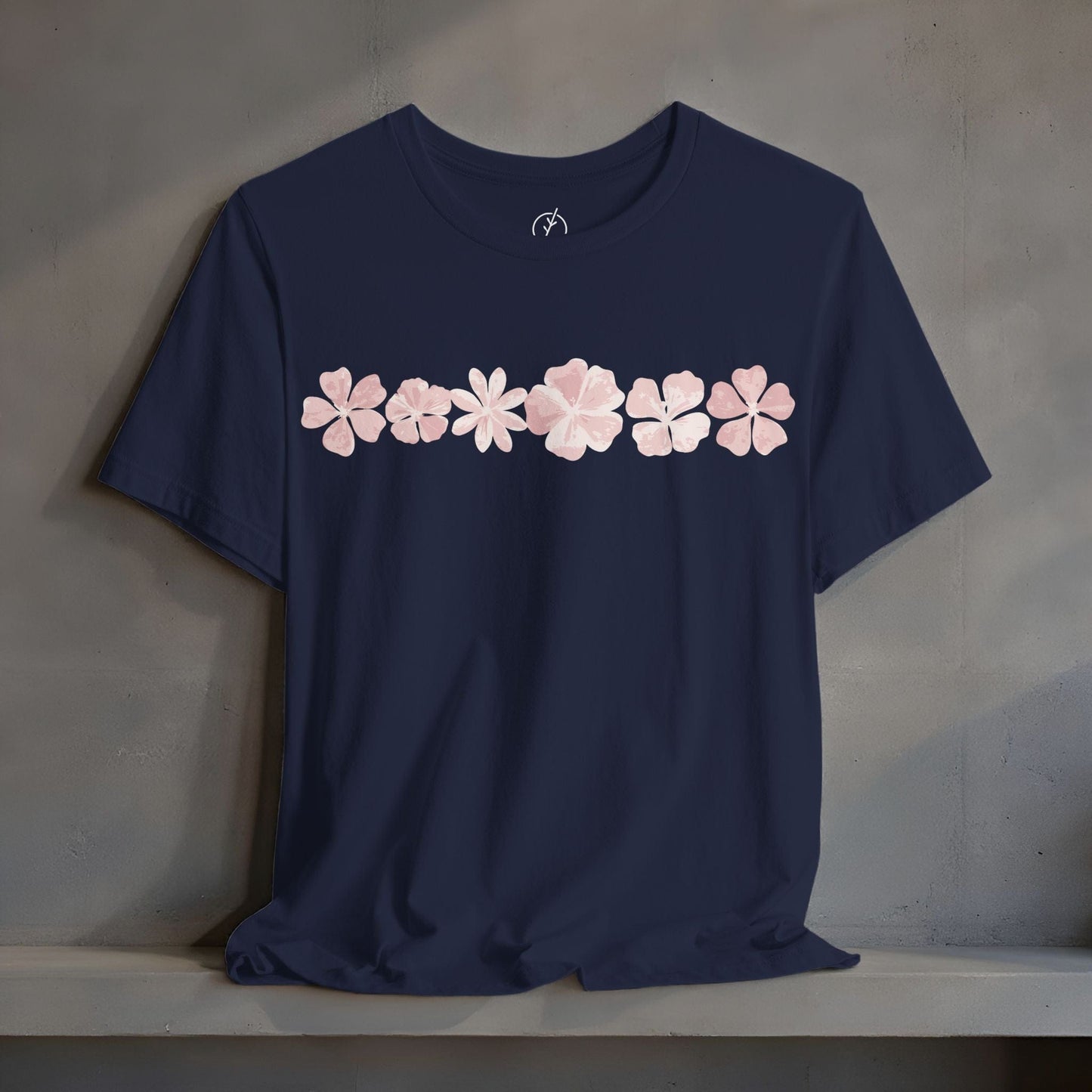 Blush Blossom Border T-Shirt